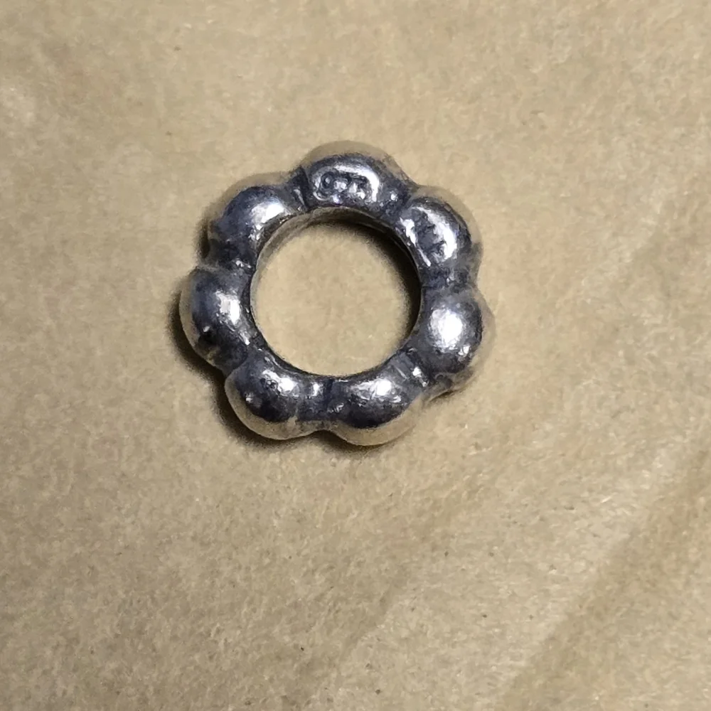 Pandora Murano glass charm beads and sterling silver spacers. Retired - Picture 6 of 16